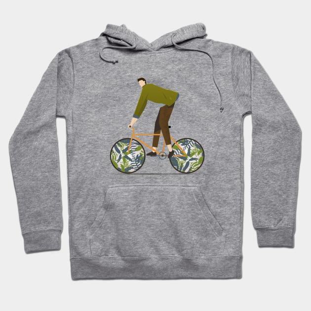 enjoy cycling and makes change Hoodie by Zakaria Azis